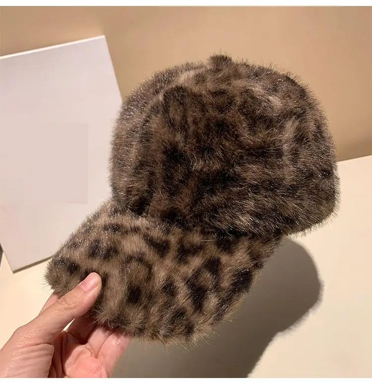 Leopard Fur Cap