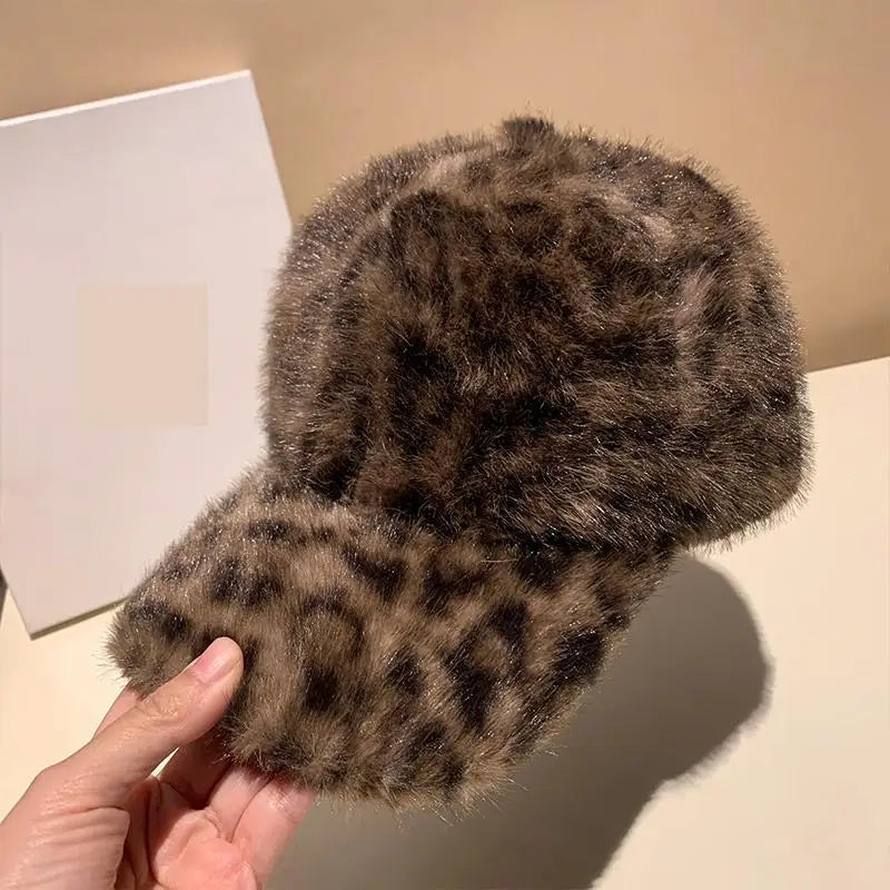 Leopard Fur Cap