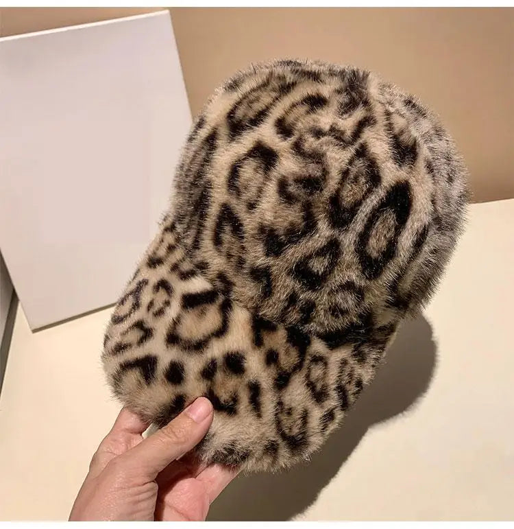 Leopard Fur Cap