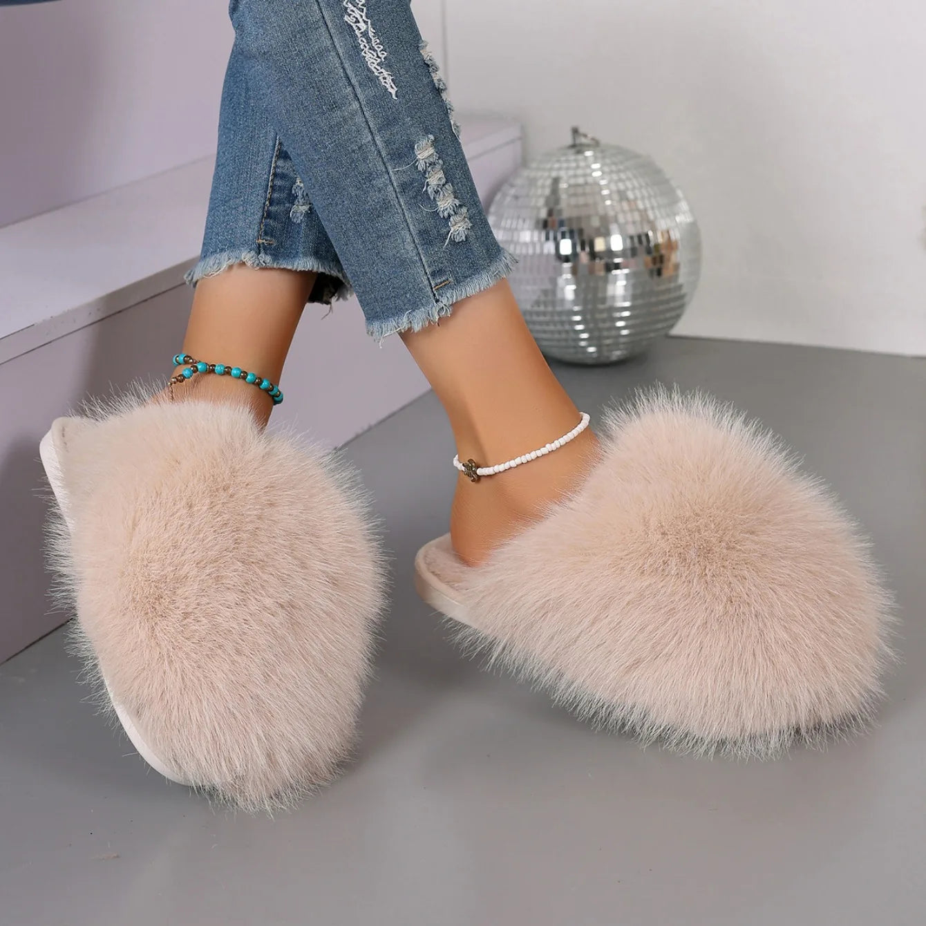 Fur Slippers