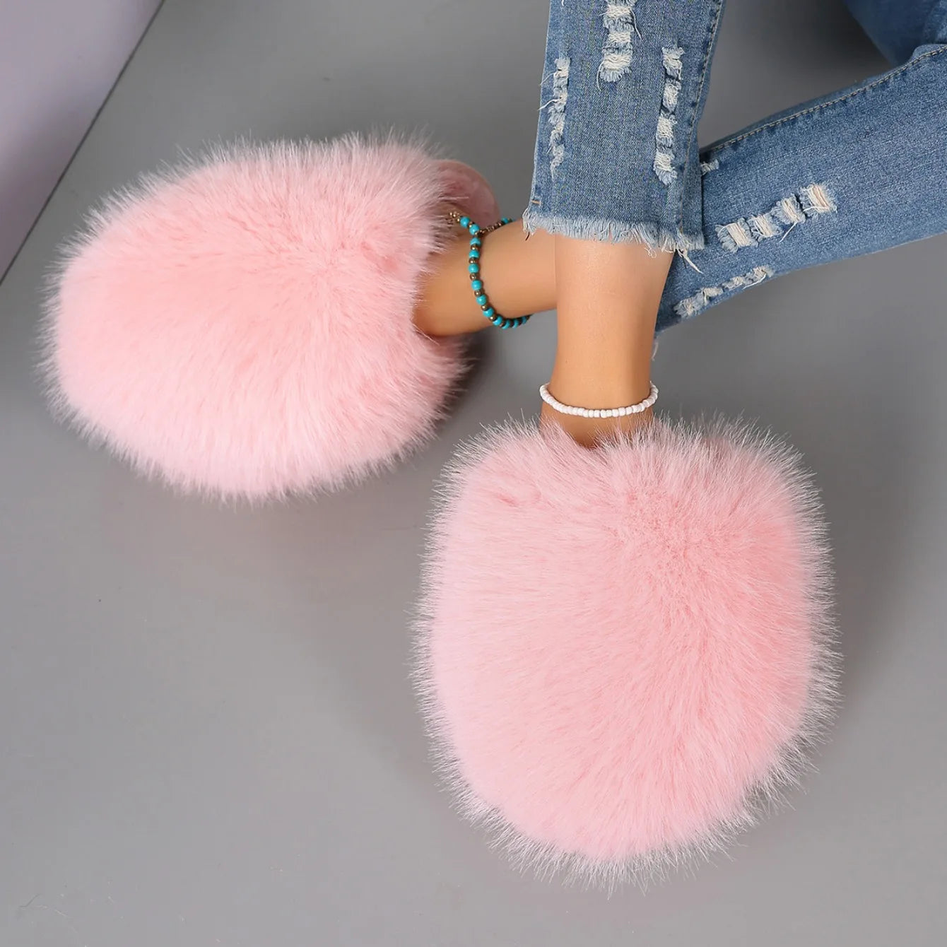 Fur Slippers