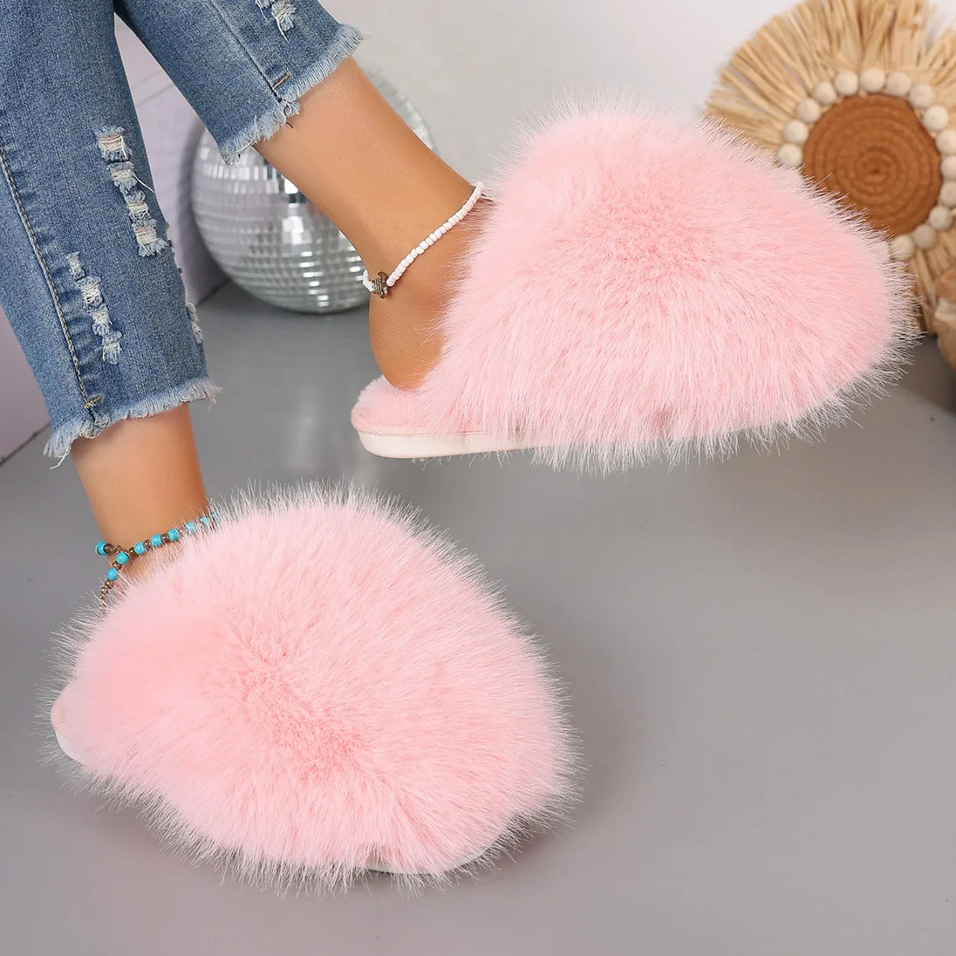 Fur Slippers