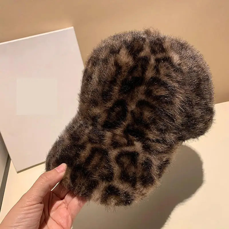 Leopard Fur Cap