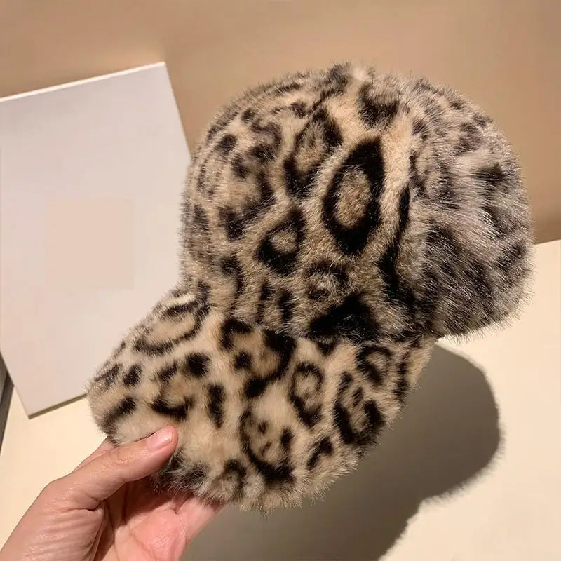 Leopard Fur Cap