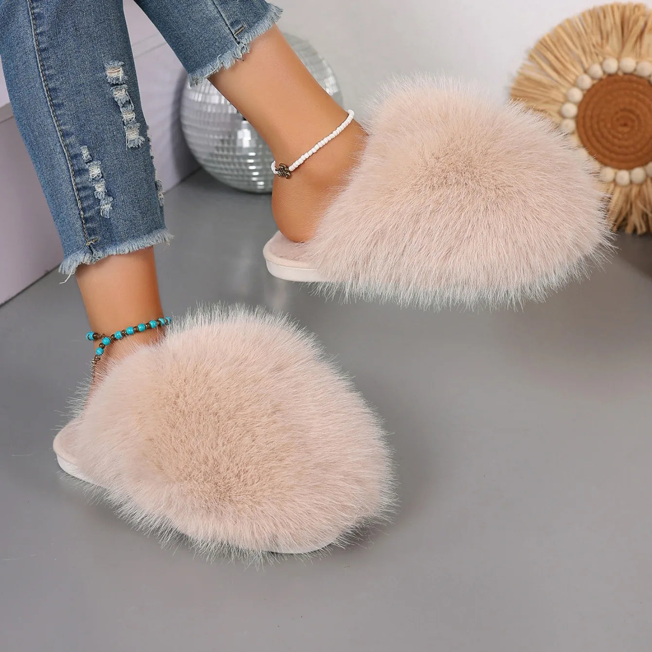 Fur Slippers