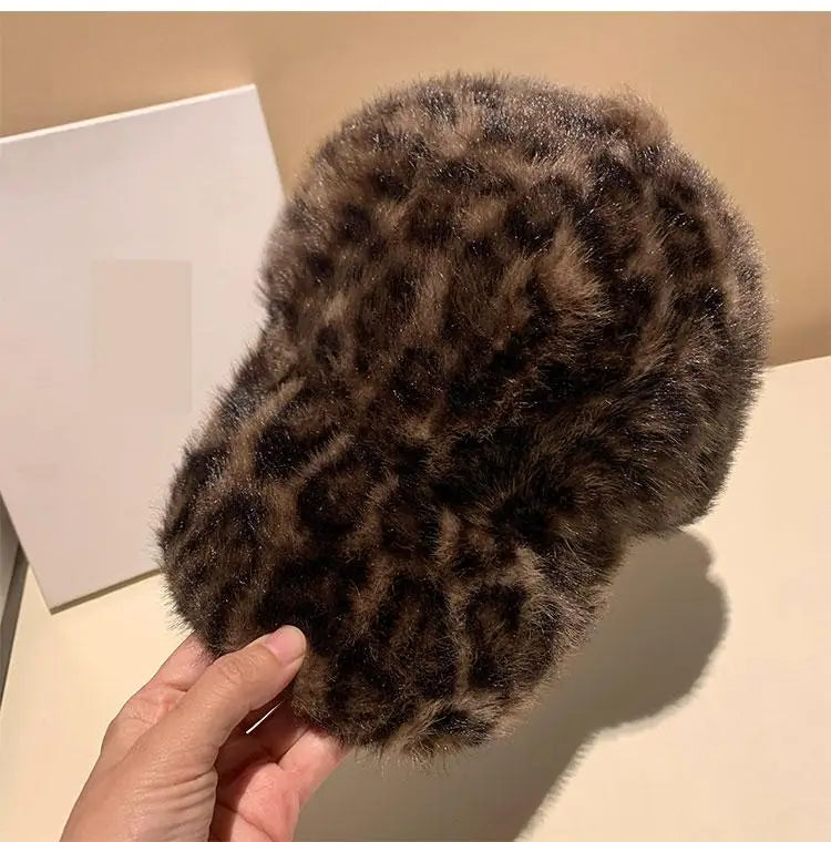 Leopard Fur Cap