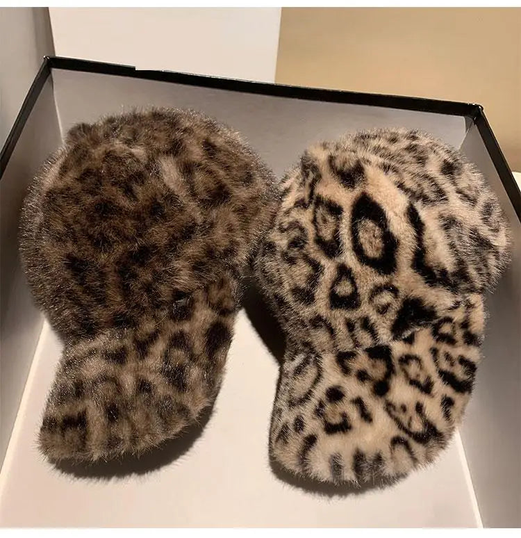 Leopard Fur Cap