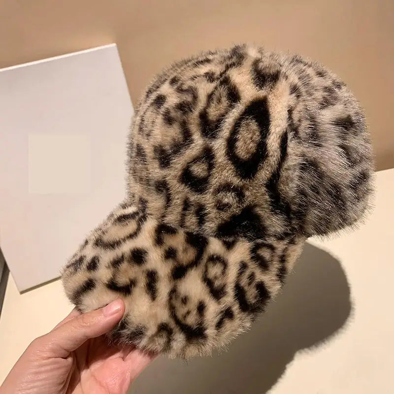 Leopard Fur Cap