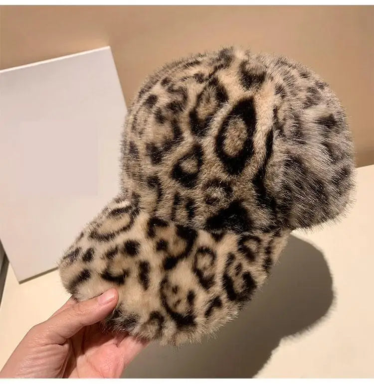 Leopard Fur Cap