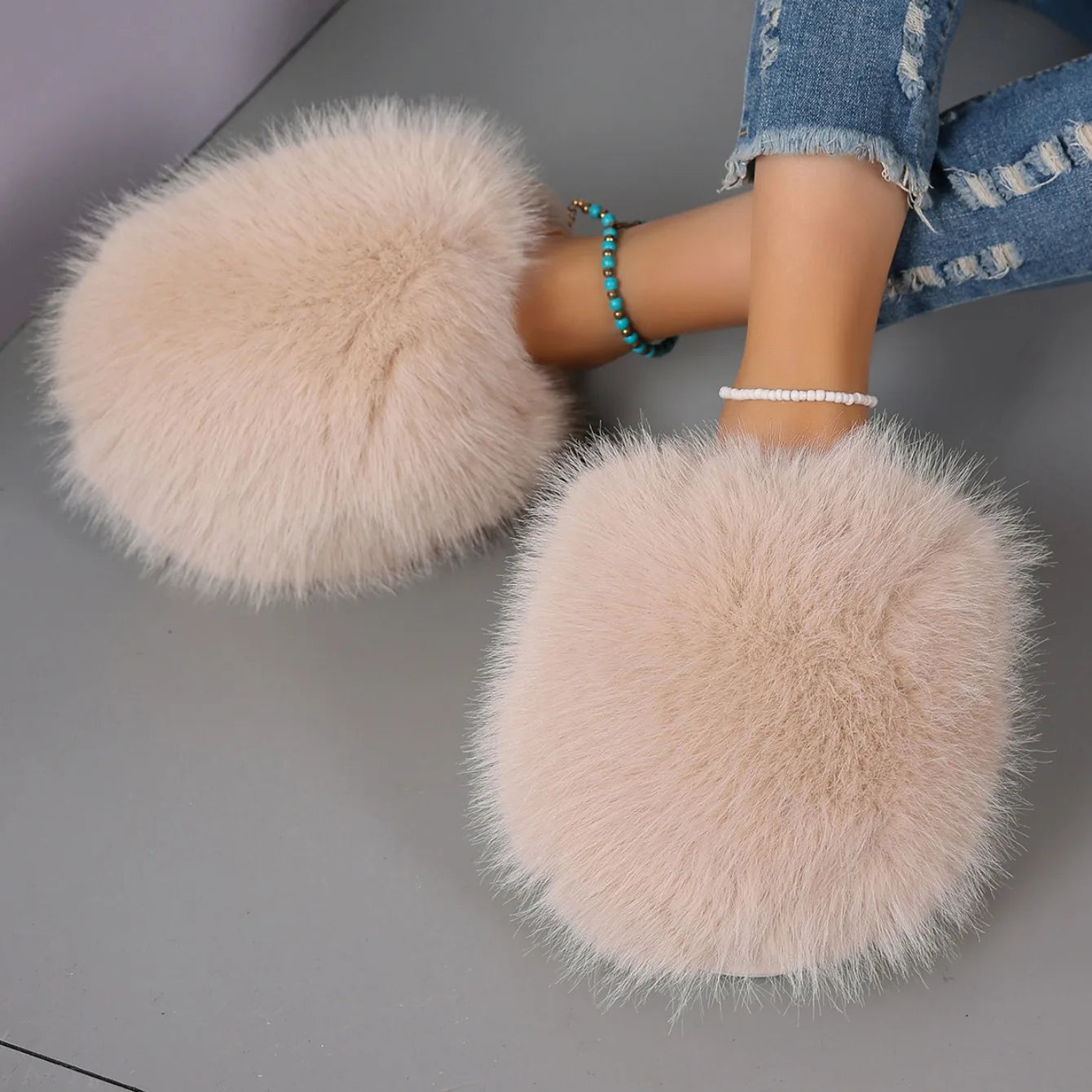 Fur Slippers